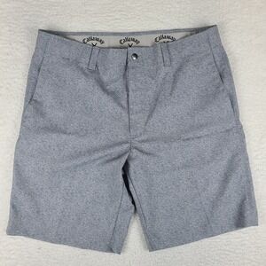 Callaway Shorts Mens 36 Blue 9" Inseam Hybrid Chino Performance Golf